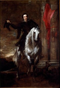 Ritratto di Anton Giulio Brignole Sale a cavallo da Anthony van Dyck
