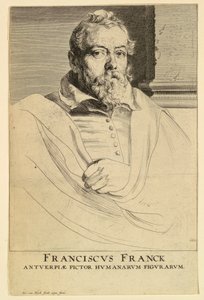 Ritratto di Frans Francken, dalle Icones Principum Virorum