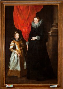 Ritratto di Geronima Brignole-Sale con sua figlia Maria Amelia da Anthony van Dyck