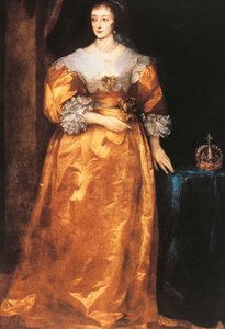 Ritratto di Enrichetta Maria di Francia da Anthony van Dyck