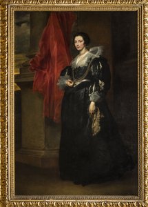 Ritratto di Johanna de Blois, c.1634-35 da Anthony van Dyck