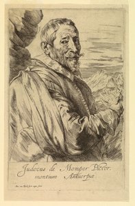 Ritratto di Josse de Momper, dalle Icones Principum Virorum