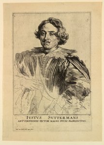 Ritratto di Justus Sustermans, dalle Icones Principum Virorum