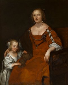 Ritratto di Margaret Howard, Contessa di Carlisle (1618-1664) e Lady Diana Russell, che divenne Lady Allington (1652-1701) da Anthony van Dyck