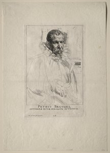 Ritratto di Pieter Breughel da Anthony van Dyck