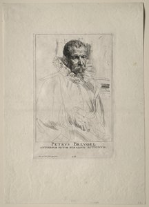 Ritratto di Pieter Breughel da Anthony van Dyck