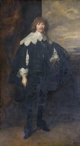 Ritratto di William Cavendish, alterato con fascia blu da Anthony van Dyck