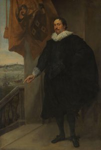 Ritratto di un nobile, possibilmente Adriaan van der Borcht