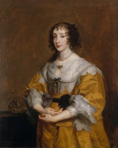 Regina Enrichetta Maria, 1636 da Anthony van Dyck