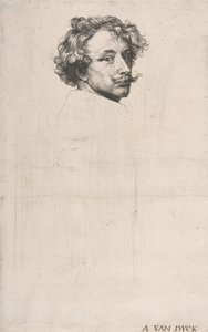 Autoritratto (dettaglio) da Anthony van Dyck