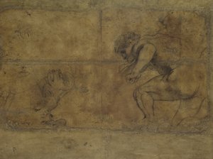 Studi per "Il martirio di San Sebastiano" da Anthony van Dyck