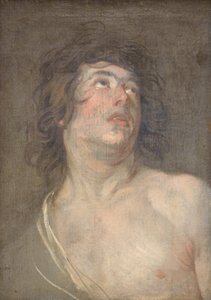 Studio della Testa di un Giovane che Guarda in Alto. San Sebastiano da Anthony van Dyck