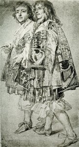 Due araldi da Anthony van Dyck