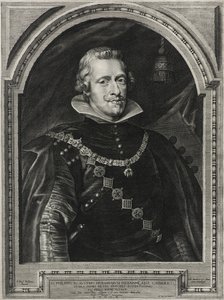 Filippo IV, Re di Spagna, inciso da Paulus Pontius, 1632 da Anthony van after Dyck