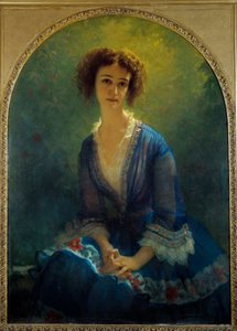 Ritratto della Contessa Eugene Pastre, nata Celine de Beaulaincourt da Antoine Auguste Ernest Herbert or Hebert