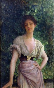 La lavandaia da Antoine Auguste Ernest Herbert or Hebert