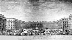 Place de Louis le Grand a Parigi da Antoine Benoist or Benoit du Cercle