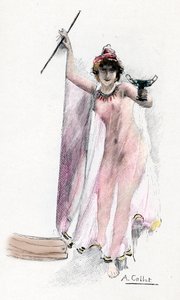 Odissea di Omero: "Circe la maga" Illustrazione di Antoine Calbet per "L