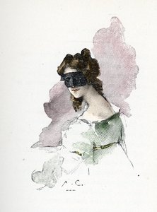 Ritratto di una misteriosa amante di Napoleone I frequentata circa 1803 e soprannominata la dama di Saint-Cloud da Antoine Calbet