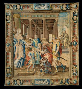 Arazzo "Storia di Artemisia", Parigi ... da Antoine Caron