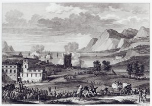 Liberazione della Corsica, 20 ottobre 1796, inciso da Jean Duplessi-Bertaux (1747-1819) da Antoine Charles Horace Vernet