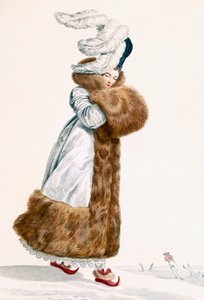 Abito da pattinaggio su ghiaccio, inciso da Georges Jacques Gatine (1773-1831), c.1797 da Antoine Charles Horace Vernet