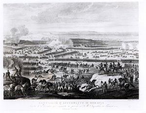 La battaglia di Austerlitz in Moravia, 2 dicembre 1805, inciso da Antonio Verico (n. c.1775) da Antoine Charles Horace Vernet