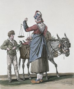 Il venditore di ciliegie da Antoine Charles Horace Vernet