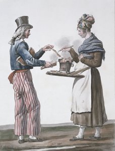 Il Venditore di Salsicce da Antoine Charles Horace Vernet
