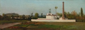 Impianto industriale, c. 1865-1870 da Antoine Chintreuil
