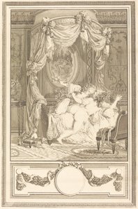 La bastonatura con le rose da Antoine Cosme Giraud after Antoine Borel