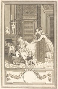 Il bagno dei piedi da Antoine Cosme Giraud after Antoine Borel