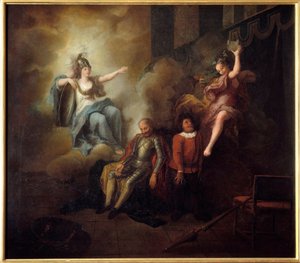 Don Chisciotte delizia la sua follia attraverso la Saggezza da Antoine Coypel