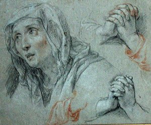 Studi per la figura della Vergine