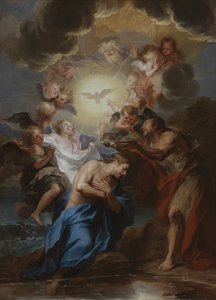 Il battesimo di Cristo da Antoine Coypel