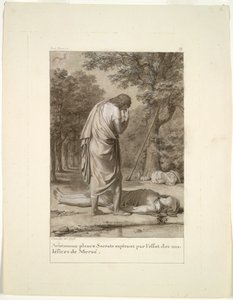Aristomene piange la morte di Socrate per l