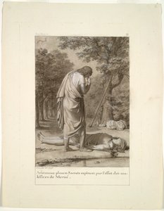 Aristomene piange la morte di Socrate dall