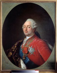 Ritratto di Luigi XVI (1754-1793), Re di Francia. Dipinto dalla bottega di Antoine François Callet (1741-1823). 1786. Parigi, Museo Carnavalet