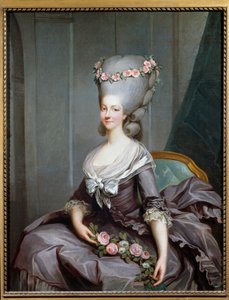 Ritratto di Marie Thérèse Louise de Savoie Carignan, Principessa de Lamballe da Antoine François Callet