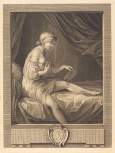 La comparazione del bocciolo di rosa da Antoine Francois Dennel after Gabriel Jacques de Saint Aubin