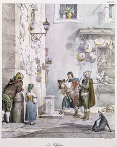 I pifferai, di Antoine-Jean-Baptiste Thomas (1791-1833) da Antoine Jean Baptiste Thomas