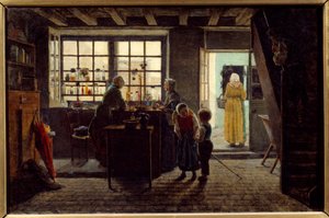 Interno di un negozio da Antoine Jean Bail