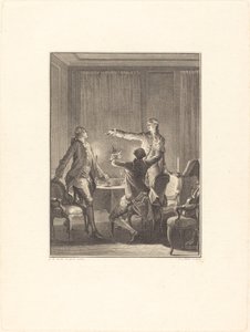 La Provocazione da Antoine Jean Duclos after Jean Michel Moreau