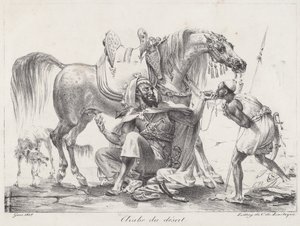 Arabo del deserto da Antoine Jean Gros