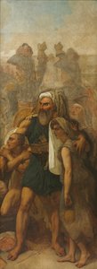 Famiglia Egiziana (Schizzo per "La Battaglia delle Piramidi") da Antoine Jean Gros