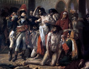 Napoleone Bonaparte visita i colpiti dalla peste di Giaffa, 11 marzo 1799, 1804