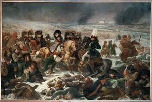 Napoleone sul campo di battaglia di Eylau, vinto il 9 febbraio 1807 dalle truppe francesi su russi e prussiani ... da Antoine-Jean Gros