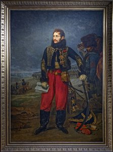 Ritratto del generale Antoine Charles Louis de Lasalle che riceve la resa della guarnigione di Stettin, 1808