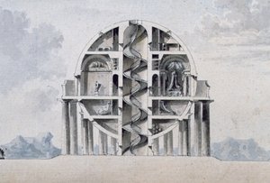 Progetto per una casa per un cosmopolita, 1783 (dettaglio)