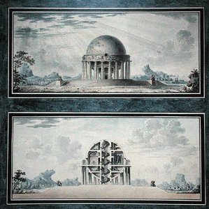Progetto per una Casa per un Cosmopolita, 1783 (dettaglio)